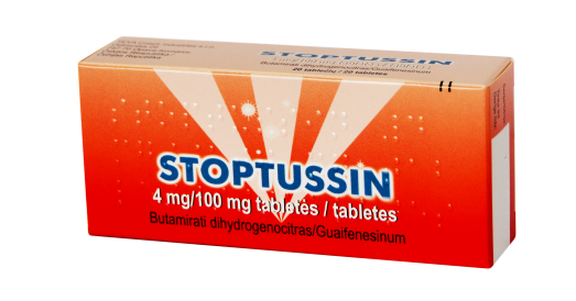 Vaistas nuo kosulio Stoptussin tabletės, N20 | Mano Vaistinė