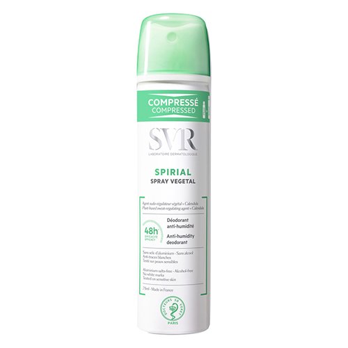 Augalinio pagrindo purškiamas dezodorantas SVR SPIRIAL SPRAY VEGETAL, 75 ml | Mano Vaistinė