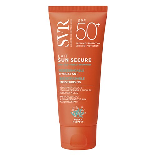 Apsauga nuo saulės Drėkinamasis pienelis nuo saulės SVR SUN SECURE LAIT SPF50+, 100 ml | Mano Vaistinė