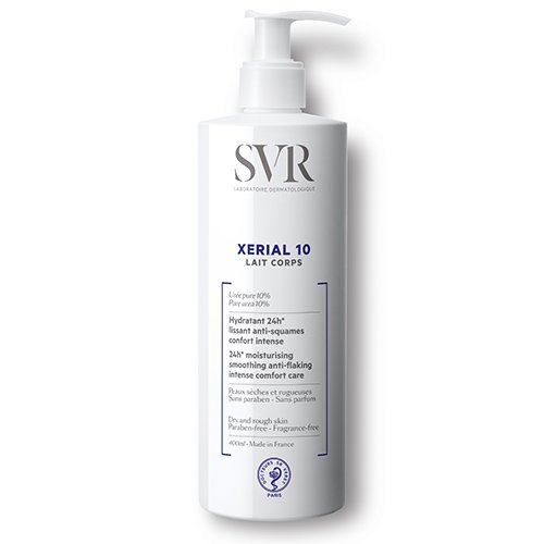 SVR XERIAL 10 Kūno pienelis su 10% šlapalo, 400ml