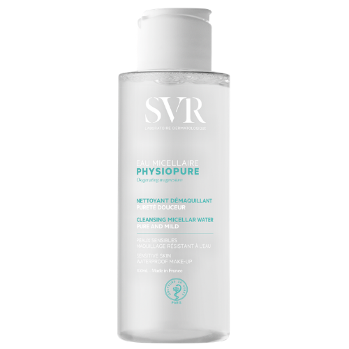 Micelinis vanduo jautriai odai SVR PHYSIOPURE EAU MICELLAIRE, 100 ml | Mano Vaistinė Micelinis vanduo jautriai odai SVR PHYSIOPURE EAU MICELLAIRE, 100 ml | Mano Vaistinė