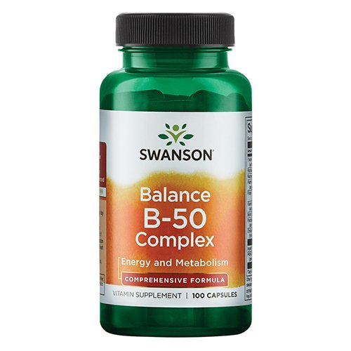 Maisto papildas nervų sistemai Swanson vitaminų B kompleksas, N100 | Mano Vaistinė