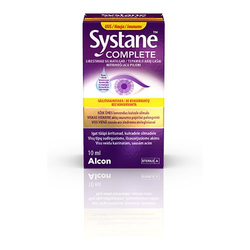 Drėkinamieji akių lašai SYSTANE COMPLETE MDPF CE, 10 ml | Mano Vaistinė