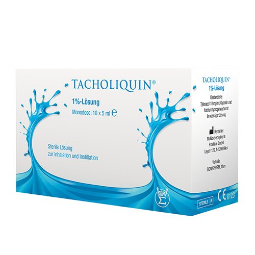 TACHOLIQUIN 1% tirpalas inhaliacijoms 5ml N10 | Mano Vaistinė