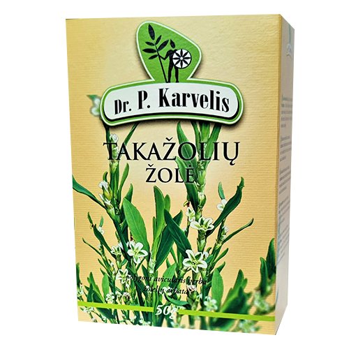 Arbatos ir vaistažolės nuo kraujavimo Takažolių žolė, 50 g (K) | Mano Vaistinė