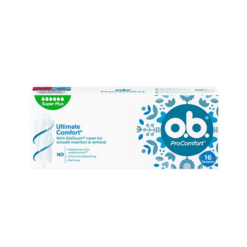 Tamponai O.B. Pro Comfort Super Plus N16 | Mano Vaistinė