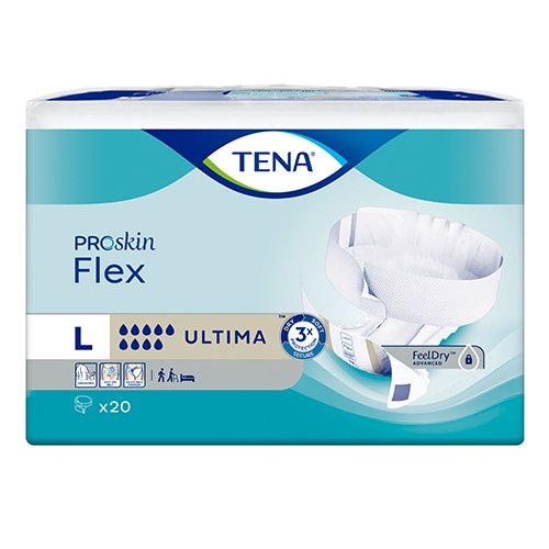 TENA Flex Ultima L sauskelnės N20 725320 | Mano Vaistinė