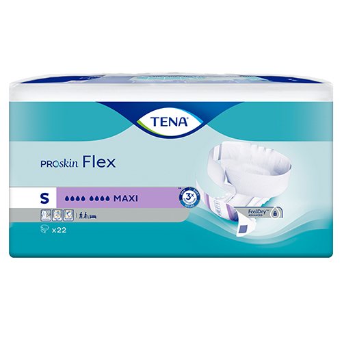 Sauskelnės, kelnaitės ir įklotai TENA sauskelnės Flex Maxi (S), N22 | Mano Vaistinė