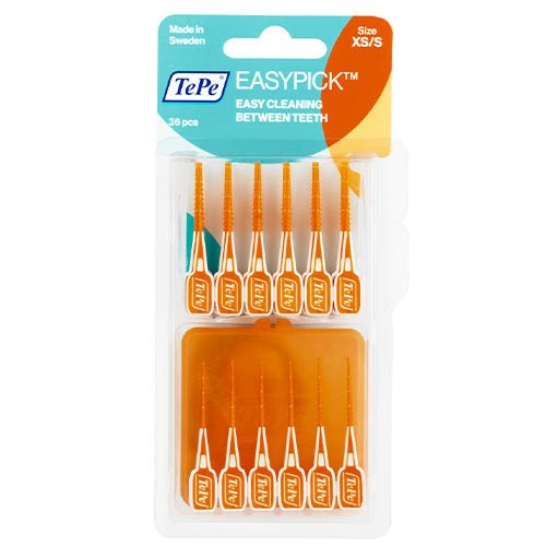Tepe dantų krapštukai EasyPick XS/S oranžiniai  N36 | Mano Vaistinė