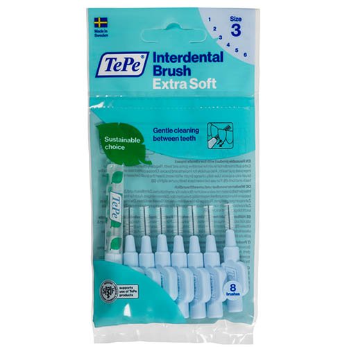 Interdental brushes The brush is very soft 0.6 mm, blue, N8 | Mano Vaistinė