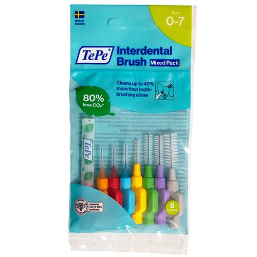 Interdental brushes Putty toothbrushes of different sizes, N8 | Mano Vaistinė