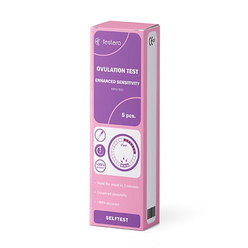 Testera ovuliacijos testas (srautinis) N5 | Mano Vaistinė
