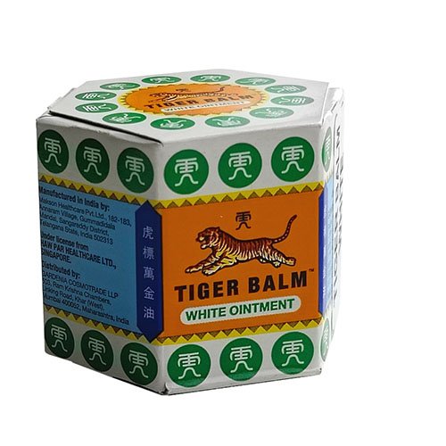 Ajurvedinis tepalas TIGER BALM WHITE 21ml N1 | Mano Vaistinė