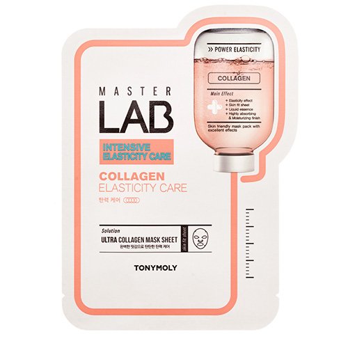 TONYMOLY Master Lab Collagen Mask Sheet Lakštinė veido kaukė su kolagenu 19g | Mano Vaistinė