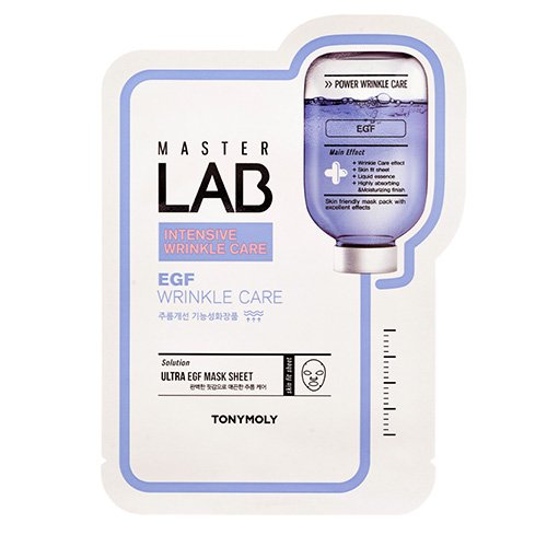 TONYMOLY Master Lab EGF Mask Sheet Lakštinė veido kaukė su Epidermio augimo faktoriumi 19g | Mano Vaistinė