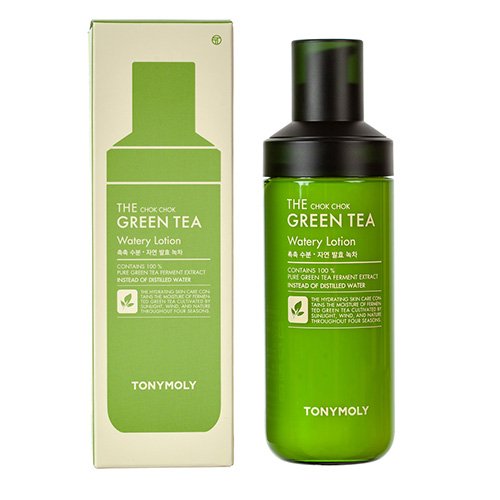 TonyMoly The Chok Chok Green Tea Watery lotion Veido losjonas su žaliąja arbata