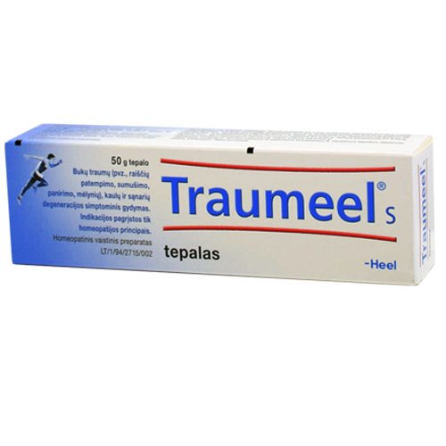 Homeopatinis vaistas Traumeel S tepalas traumoms, 50 g  | Mano Vaistinė