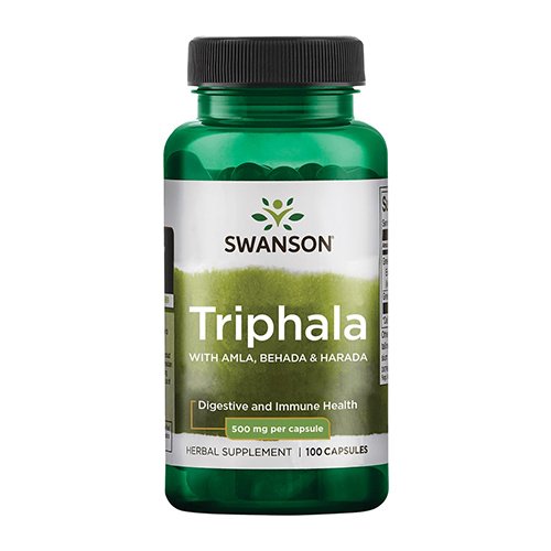 Maisto papildas gerai savijautai Triphala SWANSON, 500 mg, 100 kapsulių | Mano Vaistinė