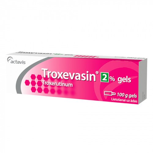Vaistas venoms ir kapiliarams Troxevasin 20 mg/g gelis, 100 g | Mano Vaistinė