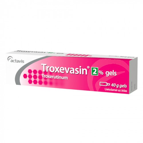 Vaistas venų, kraujagyslių apsaugai  Troxevasin 20 mg/g gelis, 40 g | Mano Vaistinė