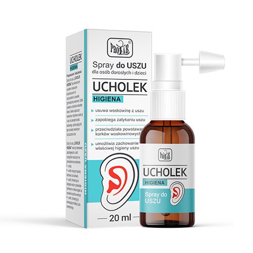 Ucholek Higiena purškalas ausų higienai 20 ml Ucholek Higiena purškalas ausų higienai 20 ml