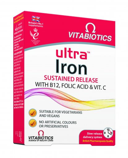 Maisto papildas, geležis ULTRA Iron, 30 tablečių | Mano Vaistinė