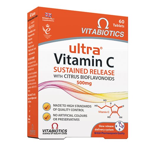 ULTRA Vitamin C su bioflavonoidais, 60 tablečių | Mano Vaistinė