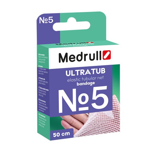 Tinklinis tvarstis žaizdai Medrull Ultratub tinklinis tvarstis Nr. 5 (galvai, šlauniai, krūtinei, klubams) N1 | Mano Vaistinė