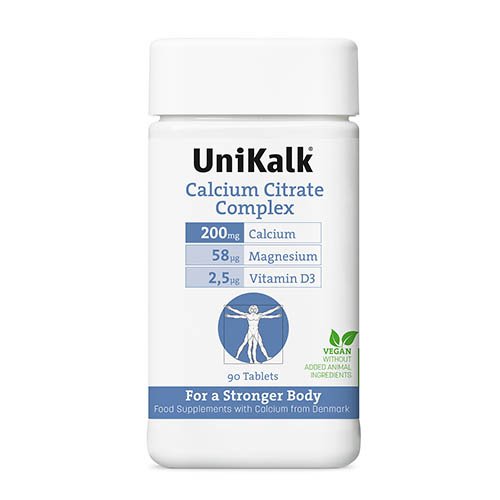 UniKalk Calcium Citrate Complex tabletės N90 | Mano Vaistinė
