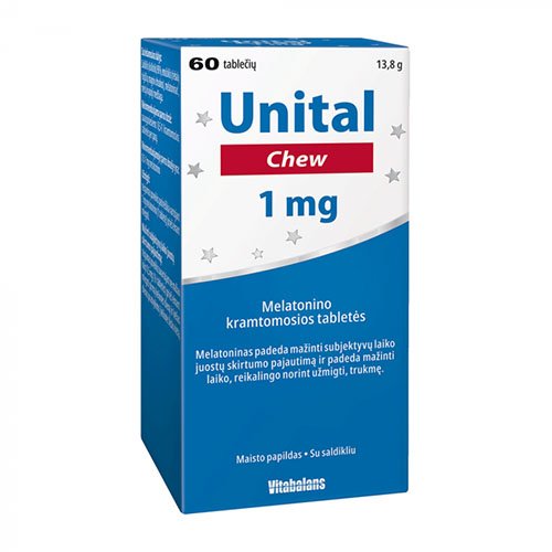 Unital Chew 1 mg tabletės N60 | Mano Vaistinė