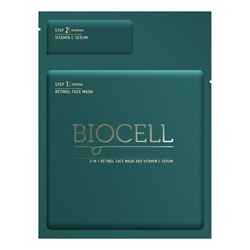 Biocell 2 in 1 retinolio veido kaukė ir vitamino C serumas N1 | Mano Vaistinė