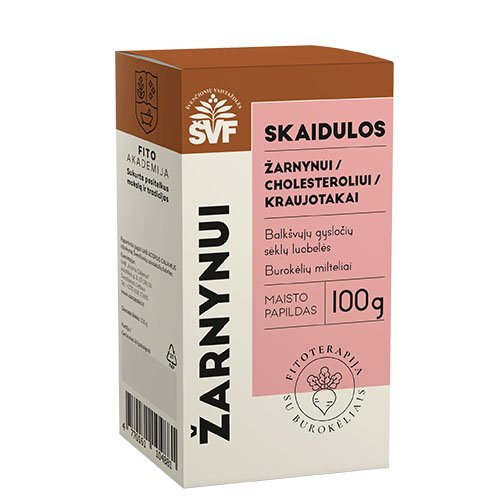 Žarnynui, SKAIDULOS, Gyslotis+burokėlis, 100g ŠVF/AC | Mano Vaistinė