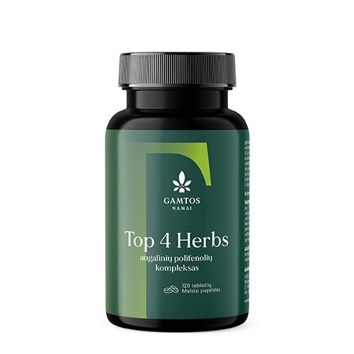 Top 4 Herbs tabletės, N120 | Mano Vaistinė