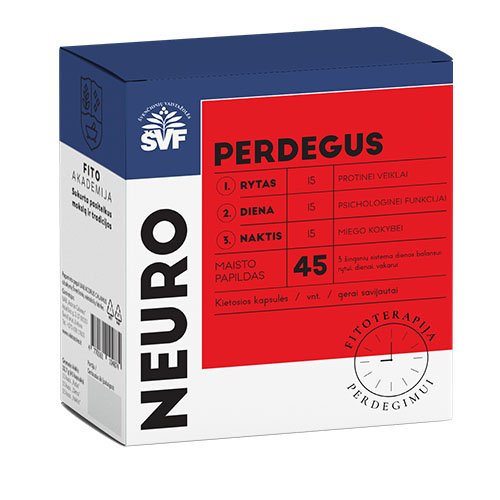 Neuro PERDEGUS, 45 kietosios kaps. ŠVF/AC | Mano Vaistinė