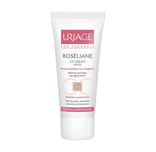 Uriage Roseliane CC kremas, toninis, apsauginis, SPF30, 40 ml