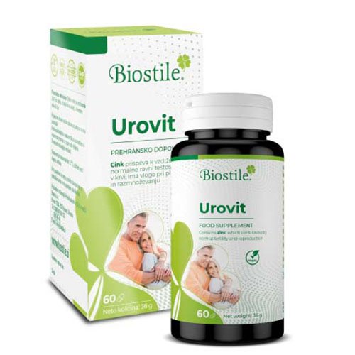 Biostile Urovit maisto papildas vyrams N60 | Mano Vaistinė