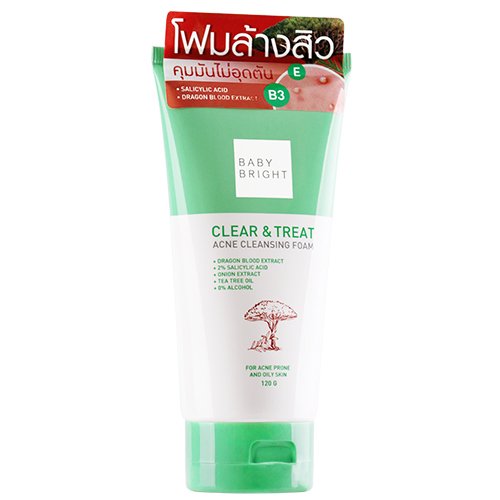 Baby Bright Clear & Treat valomosios putos nuo spuogų, 120g, N1 | Mano Vaistinė