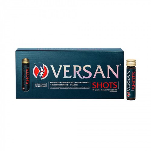 Food supplement for joints Versan Shots 10ml N20 | Mano Vaistinė