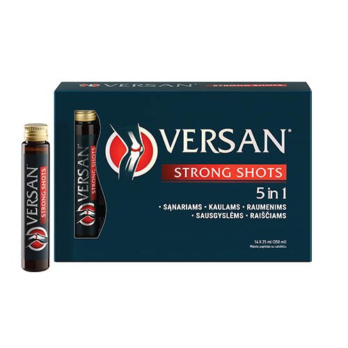 Versan Strong Shots 5in1 judėjimo sistemai 25ml N14 | Mano Vaistinė