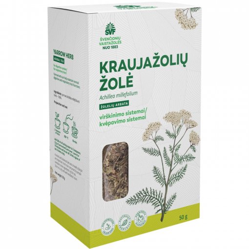 Arbatos ir vaistažolės nuo uždegimo Kraujažolių žolė, 50 g (AC) | Mano Vaistinė