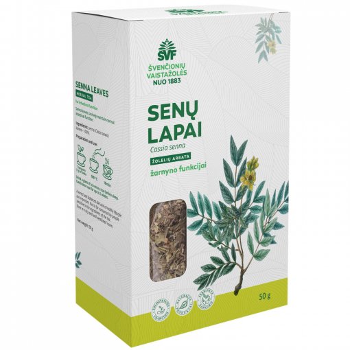 Gali padėti palaikyti normalią žarnyno funkciją Žolelių arbata ŠVF SENŲ LAPAI, 50 g | Mano Vaistinė