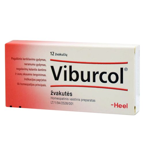 Homeopatinis vaistas Viburcol žvakutės, N12 | Mano Vaistinė
