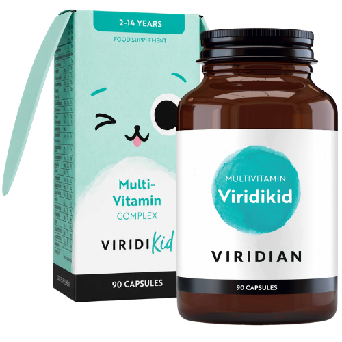 Vaikams VIRIDIAN VIRIDIKID MULTIVITAMIN AND MINERAL MINI, 90 kapsulių | Mano Vaistinė