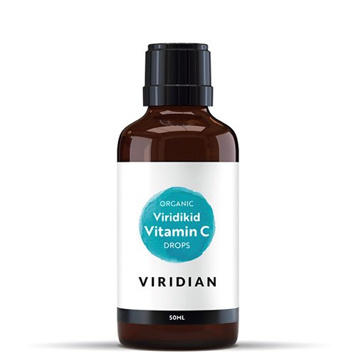 Viridian Viridikid Vitamin C lašai 50ml | Mano Vaistinė