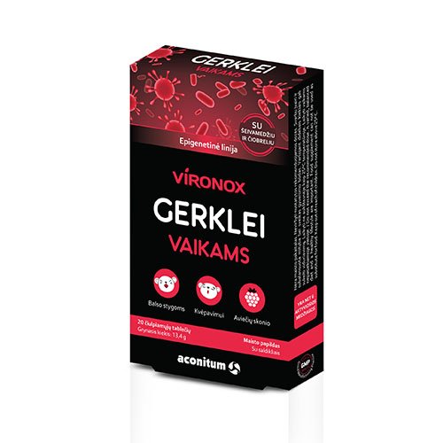 Vironox gerklei vaikams N20 | Mano Vaistinė