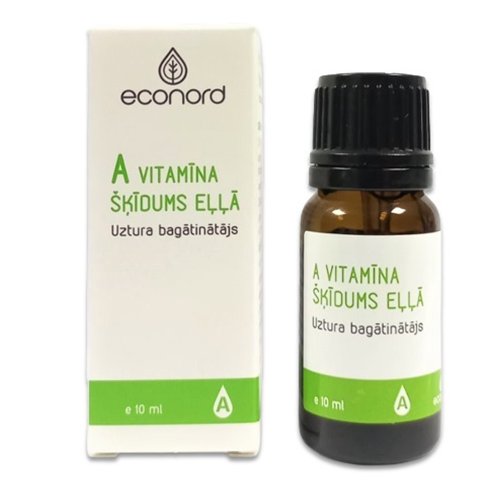 Vitaminas A aliejinis tirpalas 10ml | Mano Vaistinė