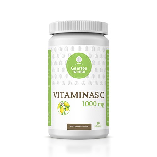 Vitamino C tabletės Vitaminas C 1000 mg tab. N30 | Mano Vaistinė