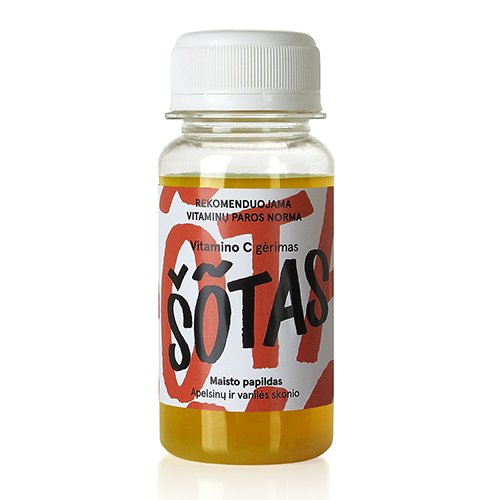 Vitamino C gėrimas ŠOTAS, apelsinų ir vanilės skonio, 50ml | Mano Vaistinė