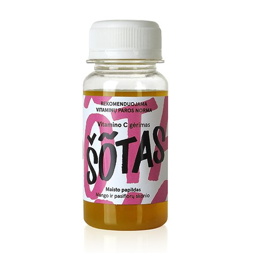 Vitamino C gėrimas ŠOTAS, mangų ir pasiflorų skonio, 50ml | Mano Vaistinė