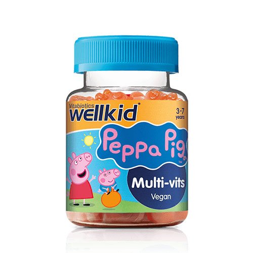 wellkid peppa pig multi vits n30